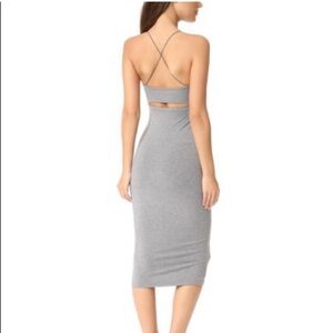 EUC T by Alexander Wang Grey Bodycon dress